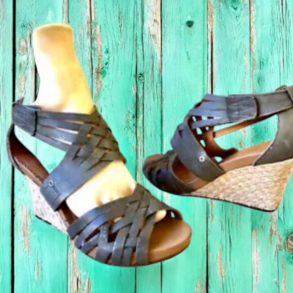 Clarks INDIGO Gladiator Wedge Sandal - Picture 3 of 15